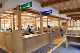 当麻町役場、町産材で改築